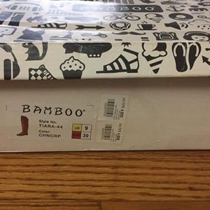 brown knee high boots